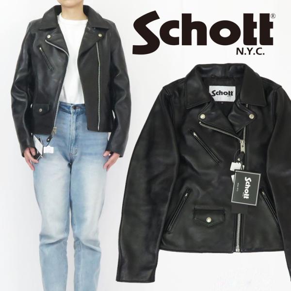 Schott N.Y.C ショット ラムレザー ダブル ライダース Schott N.Y.C ショット ラムレザー ダブル ライダース