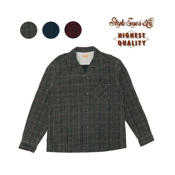 Style Eyes スタイルアイズ 長袖 コーデュロイ スポーツ シャツ チェック 