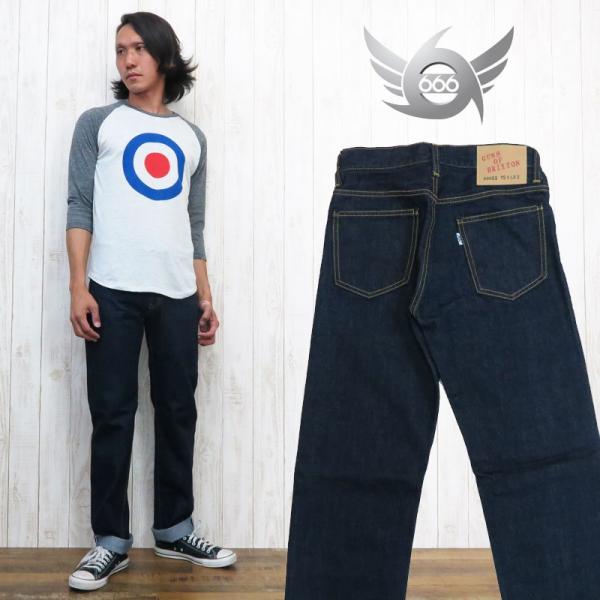 666 ストレートジーンズ GUNS OF BRIXTON 70'S UKスタイル トリプルシックス sop156 earthmarket1_sop156