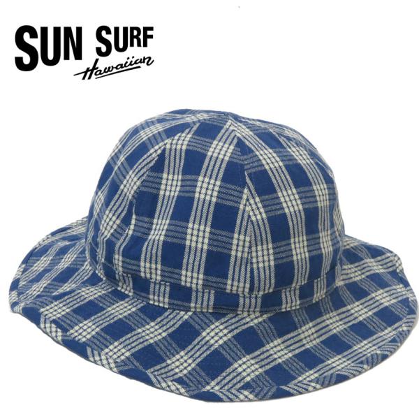 SUN SURF サンサーフ OAHU GARMENT 10oz. パラカチェック ハット SUN SURF サンサーフ OAHU GARMENT 10oz. パラカチェック ハット