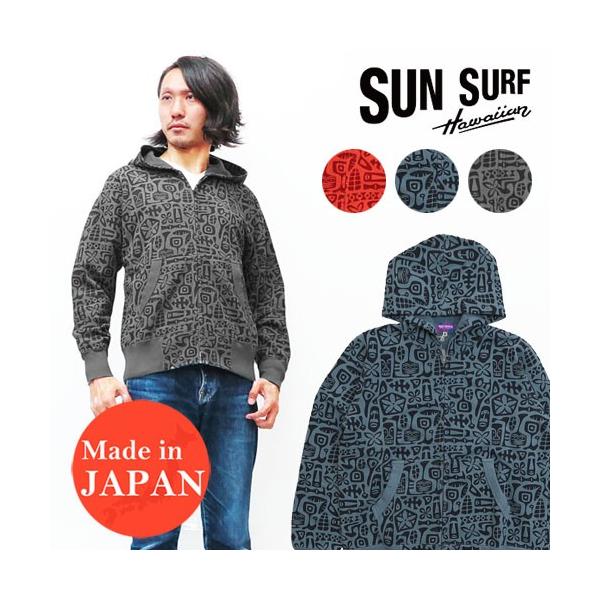 サンサーフ SUN SURF 長袖 FULL ZIP SWEAT PARKA by SHAG パーカー SS68048 SUN SURF サンサーフ 長袖 FULL ZIP SWEAT PARKA by SHAG パーカー