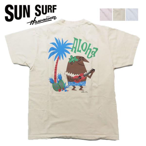 SUN SURF サンサーフ 半袖 Tシャツ “ALOHA” by 柳原良平 with MOOKIE