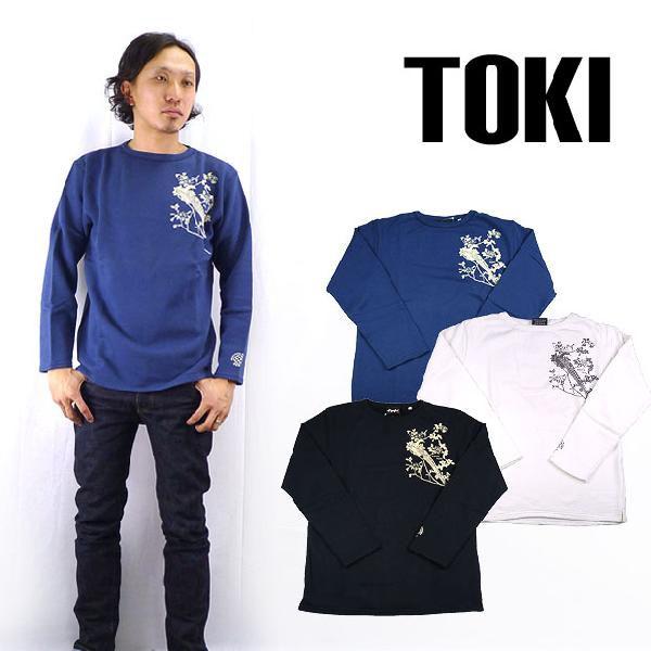 TOKI トキ 抜染プリント長袖スウェット Peaceful Season 送料・代引手数料別 TOKI トキ 抜染プリント長袖スウェット Peaceful Season 送料・代引