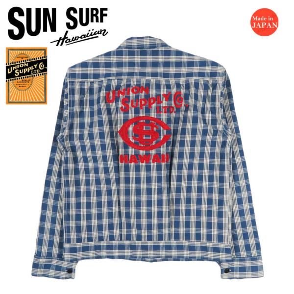 SUN SURF サンサーフ ユニオンサプライ 長袖 パラカチェックシャツ