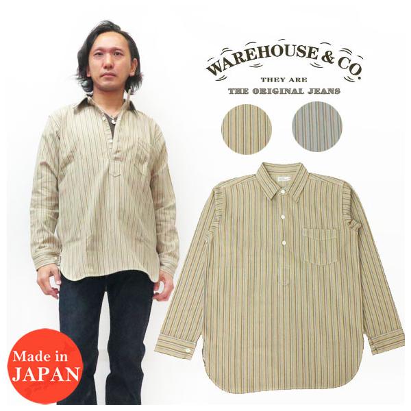 WAREHOUSE（ウエアハウス） ウェアハウス プルオーバー ストライプ
