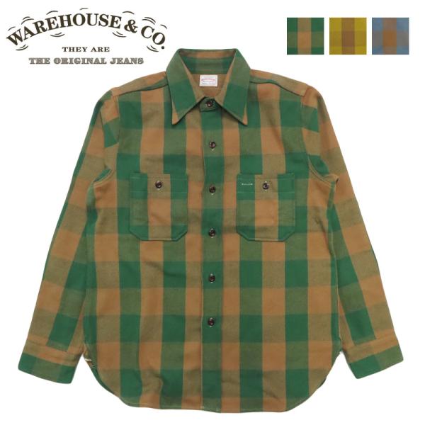 WAREHOUSE ウェアハウス ネルシャツ lot3104 チェック柄 WAREHOUSE（ウエアハウス） ウェアハウス WAREHOUSE Lot 3104 チェック