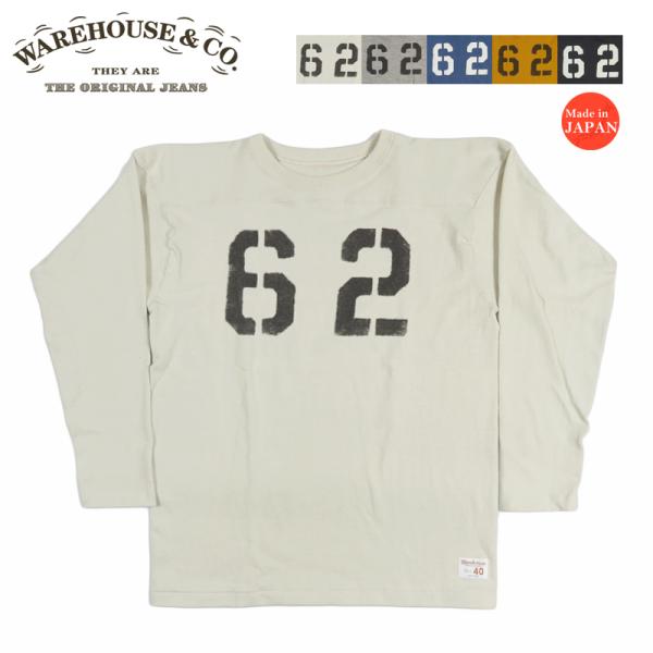 S*o様 新品未使用　ウエアハウス　サンノゼ　Tシャツ WAREHOUSE（ウエアハウス） ウェアハウス 長袖 Tシャツ フットボールT