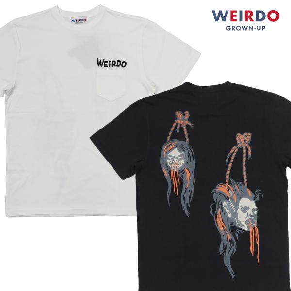 WEIRDO（ウィアード） 半袖 クルーネック Tシャツ 「VOODOO HEAD