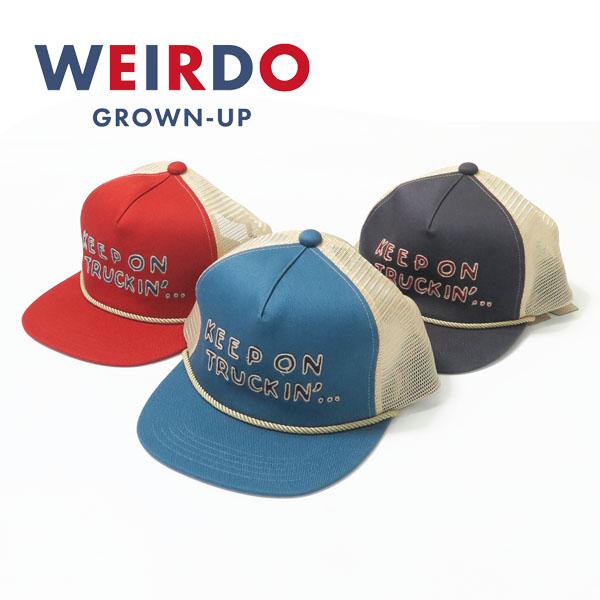WEIRDO（ウィアード） トラッカーキャップ KEEP ON TRUCKIN TRUCKER