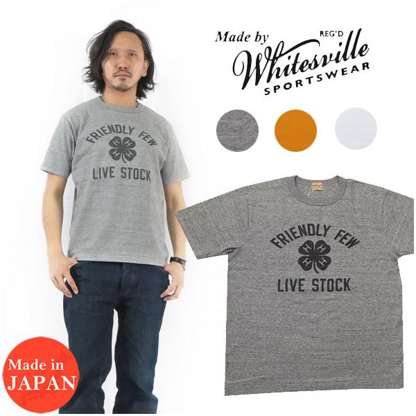 WHITESVILLE WHITES VILLE ホワイツビル 半袖 プリント Tシャツ