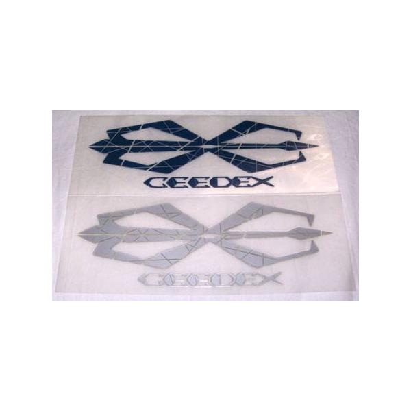 ceedexダイカットステッカーシーデックスロゴステッカー（抜きタイプ）〇アバウトなサイズ18,5cm×６cm〇カラー ネイビー、シルバー注意※クリックポスト送料無料をご希望の方は商品購入の際にクリックポストを必ず選択してください。★またク...