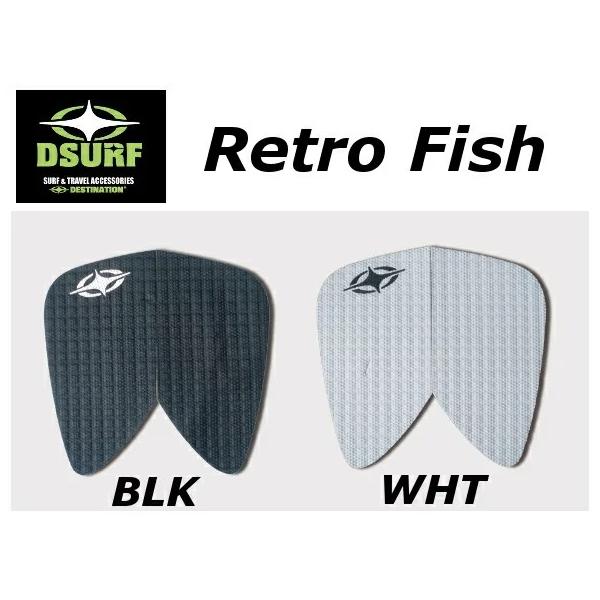 ダカイン DAKINE レトロフィッシュ ツインフィン デッキパッド 黒 ダカイン DAKINE レトロフィッシュ ツインフィン デッキパッド