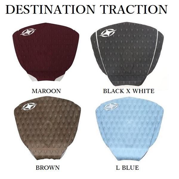 Destination DSURF Surf One Piece traction pad★プレス加工のエンボス・グリッドなので感触が非常にソフト。★幅広ボードのためのサイドの2ピースもついています<Size> L:335mm,...