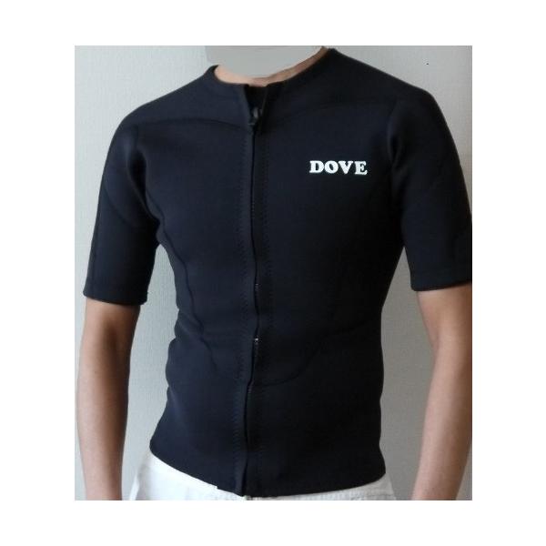 DOVE ダブ ショートスリーブ フロントジップ ジャケット タッパ