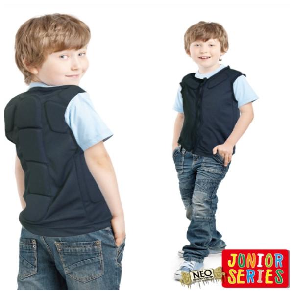 NEO SNOW VEST  JR日本正規メーカーより当店に入荷した商品です。【サイズ】JXS（身長９０センチ）、JS（身長１１０センチ）、JＭ（身長１３０センチ）、JＬ（身長１５０センチ）★パッド内蔵のプロテクター！吸汗・速乾素材で快適な...