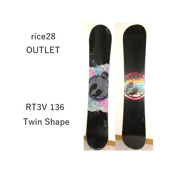 Rice28 Snowboard RT3V 136 (Twin Shape) 当店の倉庫移転に伴い出てきた逸品です。年式はわかりませんがかなりの旧モデルです。ただソールなどの程度は良好。最高峰国産ボードを試してみては・・・旧モデル在庫につき...