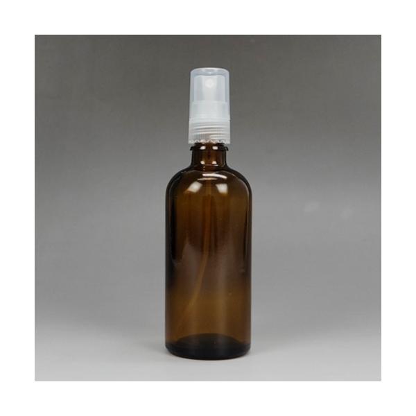 ※メール便　不可能　商品※■スプレー ガラス(茶色) 100ml□満量：108ml■高さ：116mm※スプレー除く(ビン単体)□直径：45mm■重量：96g※スプレー除く(ビン単体)☆この商品にはスプレー付キャップ（半透明）がついています。...