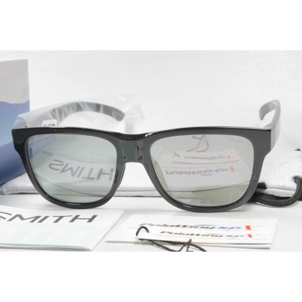 SMITH �X�~�X �Ό��T���O���X ACTION POLAR Lowdown ���[�_�E�� Slim 2 207700092 Black X-Gray 27 Silver Mirror