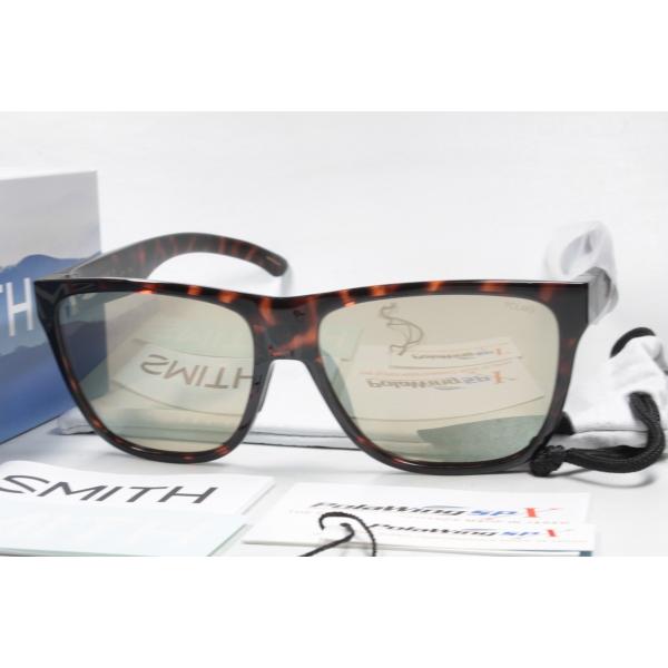 SMITH �X�~�X �Ό��T���O���X ACTION POLAR Lowdown ���[�_�E�� XL 2 207700217 Tortoise X-Brown 32 Silver Mirror