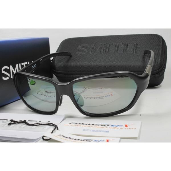 SMITH �X�~�X �Ό��T���O���X ACTION POLAR Aura �I�[�� Matte Black X-Gray27 Silver Mirror 207700408
