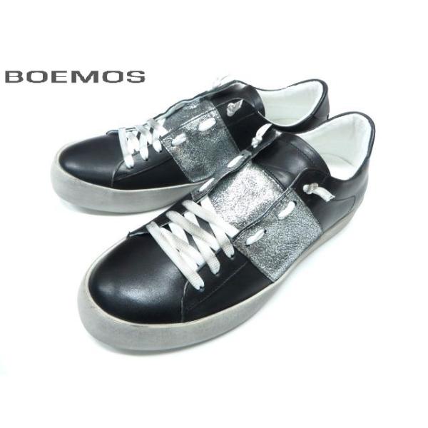 16春夏ｂｏｅｍｏｓ ボエモス メンズ レザーラメ柄スニーカー ブラックｘシルバー Buyee Buyee Japanese Proxy Service Buy From Japan Bot Online