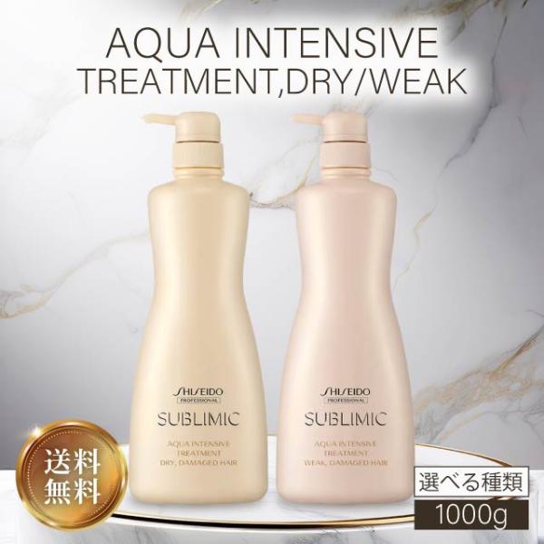 SUBLIMIC 資生堂 サブリミック アクアインテンシブ トリートメント D W