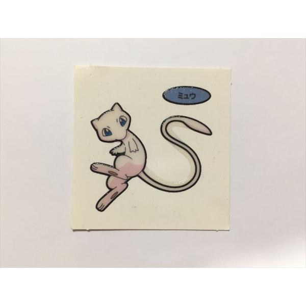 ポケモンパン　デコキャラシール ミュウ初期レア Pokemon（ポケモン） A27【ポケモンパン デコキャラシール】 ミュウ 第