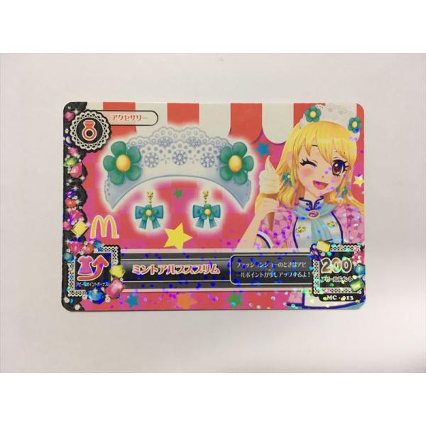 a735【アイカツ カード】 ミントアルプスブリム MC-013 アクセサリー 1