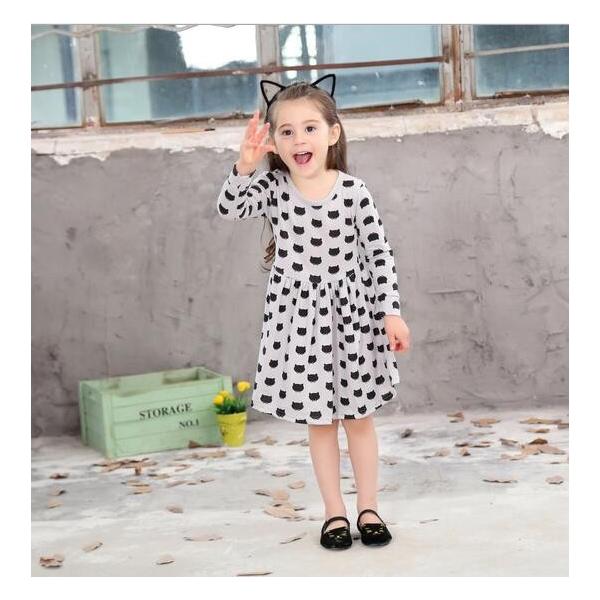 子供服 新作 ネコ柄 ワンピース 女の子 韓国 個性的 キッズ Buyee Buyee Japanese Proxy Service Buy From Japan Bot Online