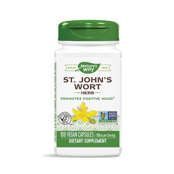 ネイチャーズウェイ社のセントジョーンズワート 100カプセル入りです。