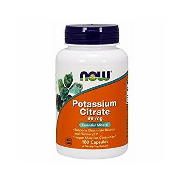 クエン酸カリウム 99mg 180粒　NOW FOODS社製