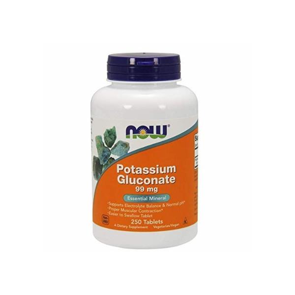 グルコン酸カリウム 99mg 250錠入り　NOW FOODS社製
