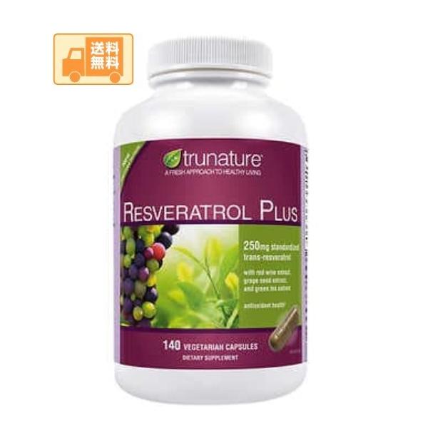 本TRUNATURE製レスベラトロ−ル140粒入りは天然由来のレスベラトロールのみを使用した製品で、レスベラトロール250mgの他、赤ワインエキス50mg、ブドウ種エキス50mg、緑茶エキス50mgが加わり、健康維持をサポートします。