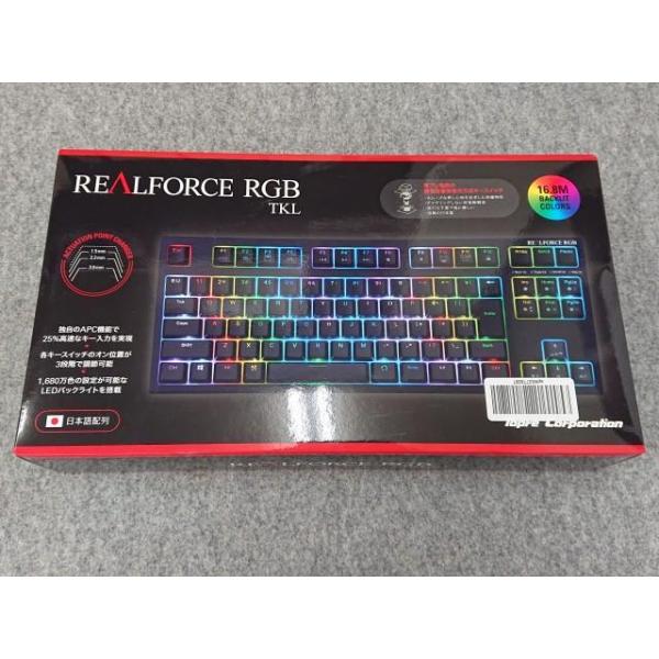 REALFORCE @【未使用品】 東プレ RGB TKL / R2TLA-JP4G-BK 日本