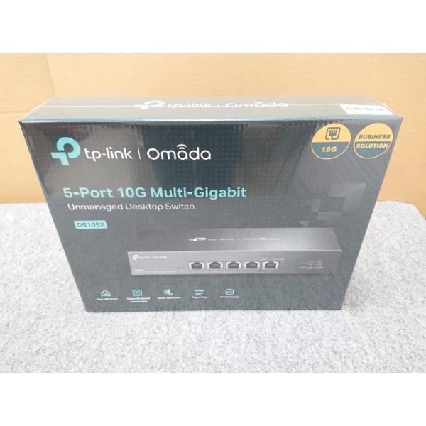 他サイト： @【未使用品】 TP-Link Omada DS105X (UN) Ver.2 5ポート 10Gマルチギガビット アンマネージスイッチの商品画像