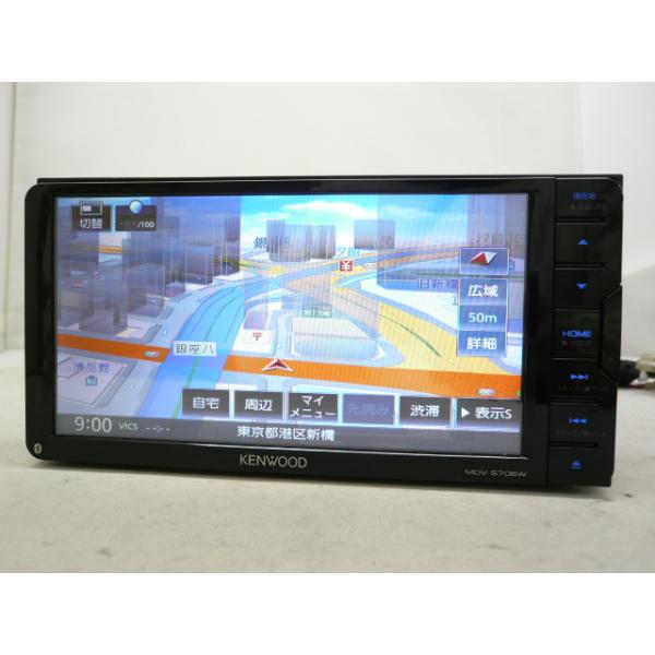 ※週末価格　KENWOOD MDV-S706W 最新データ更新済　割引有！ KENWOOD MDV-S706 カーナビ 配線完備 取扱説明書付き