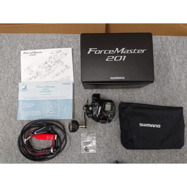 @【中古】 シマノ 22 フォースマスター 201 電動リール ForceMaster 巻上距離 16.3km