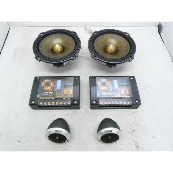 @【中古】 訳あり アルパイン DLX-F177 17cmコンポーネント2ウェイスピーカー ツィーター ネットワーク 付き DLX-F17W/DLX-F30T/DLX-F2NW