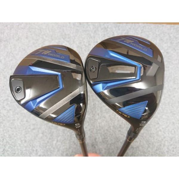 @【中古】 美品！ HONMA ホンマ TOUR WORLD TW767 3W 15° & 5W 18° 2本セット 純正カーボン VIZARD EZ-C (S) 日本仕様