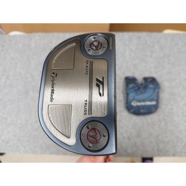 @【中古】 超美品！ 限定カラー テーラーメイド TPトラス ミッドナイトブルー TP TRUSS MID NIGHT BLUE M4TC パター 33インチ TP-M4TC