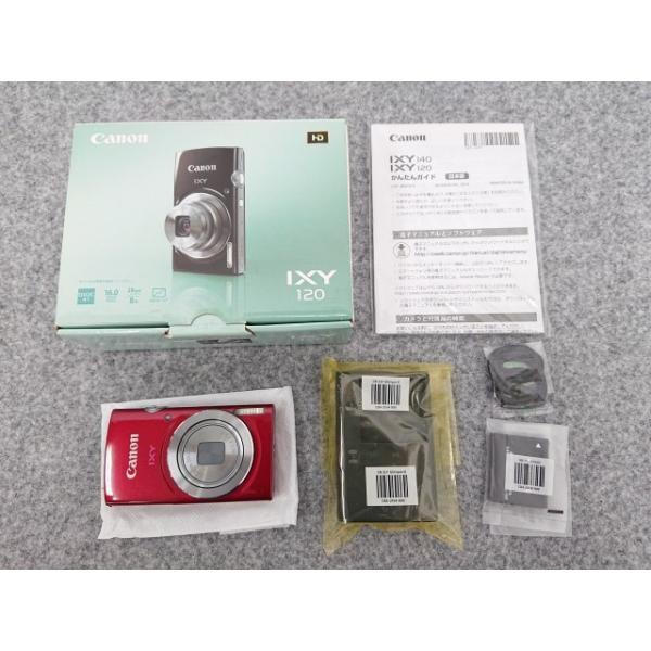 @【未使用品】 Canon IXY 120 レッド コンパクトデジタルカメラ IXY120 (RE) キヤノン