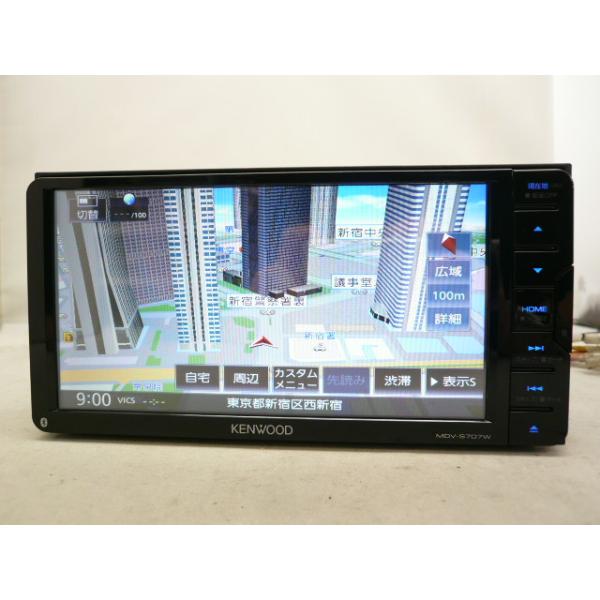 中古 美品 彩速ナビ MDV-S707W ケンウッド カーナビ 7インチ 中古】 2026年春版 ケンウッド MDV-S707W 彩速ナビ メモリーナビ 地