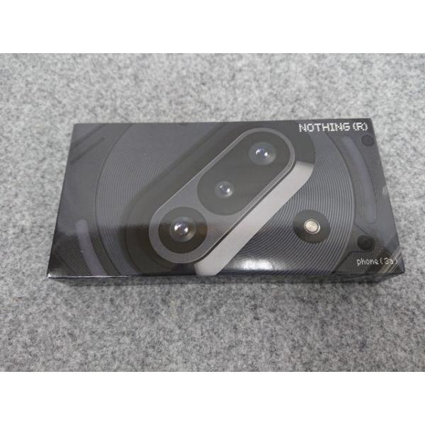 @【未使用品】 Nothing phone (3a) ブラック A059 スマホ 128GB スマートフォン ナッシングフォン 楽天モバイル版