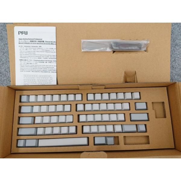 @【未使用品】 PFU キートップセット（白）英語配列／無刻印 PD-KB400KTWN ホワイト HHKB Professionalシリーズ用