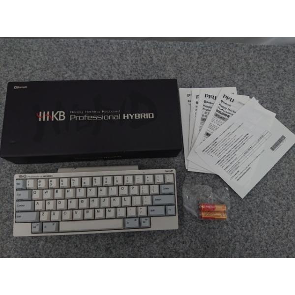 @【未使用品】 PFU キーボード PD-KB800WS ホワイト HHKB Professional HYBRID Type-S 英語配列／白