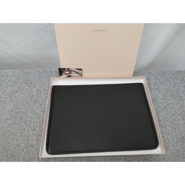 @【未使用品】 バズハウスデザイン MacBook air 15インチ用ケース ハンドメイドレザーケース ブラック bazzhouse design