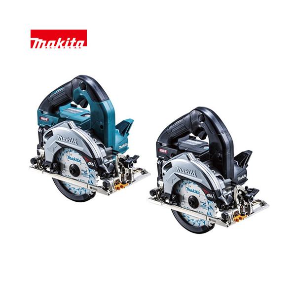 マキタ 125mm 充電式マルノコ HS005GRDX (青)／HS005GRDXB (黒) 「無線連動」非対応 DIY用具 40Vmax 2.5Ah バッテリ2本・充電器・ケース・鮫肌チップソー付