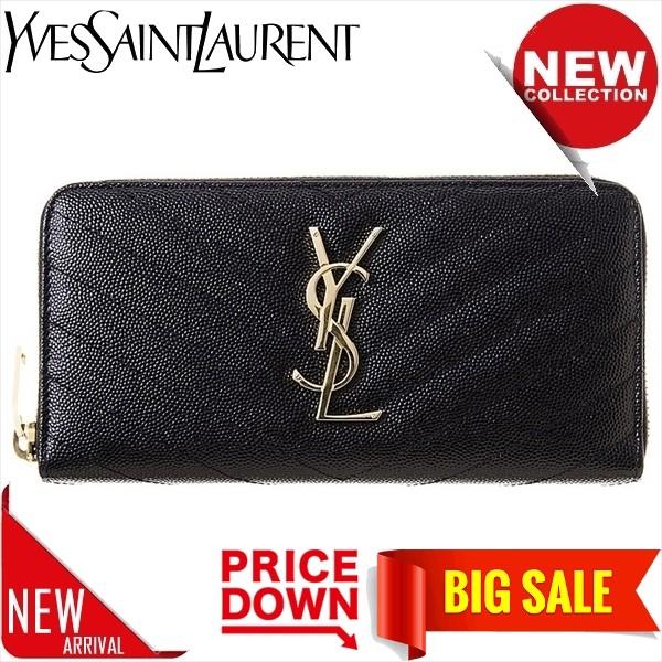 ⭐︎Black⭐︎YSL ブラックレザー 長財布 キャビアスキン 372264-bow01-1000-2.jpg