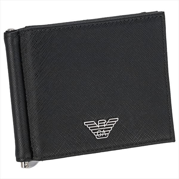 エンポリオ・アルマーニ 二つ折り財布 メンズ ブランド EMPORIO ARMANI Y4R502Y138E 81072 ブラック EMPORIO ARMANI エンポリオアルマーニ 財布 二つ折り財布 Y4R502-Y138E