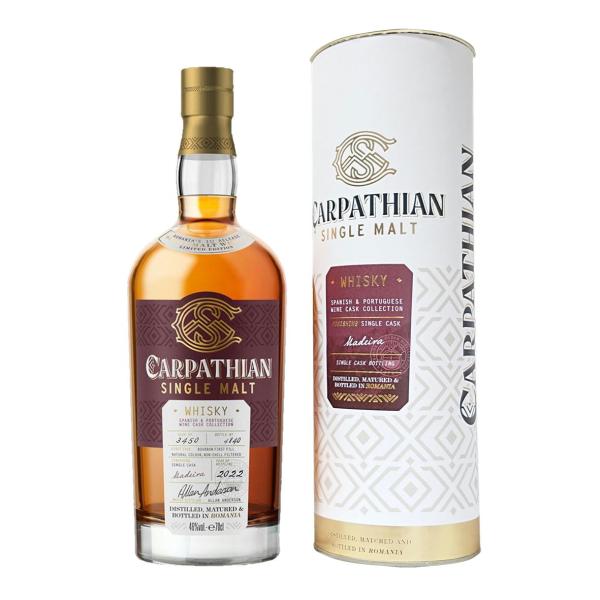 ルーマニアウイスキー カルパチアンシングルモルトウイスキー スペイン&amp;ポルトガルワインカスクコレクション マディラ 700ml 46度